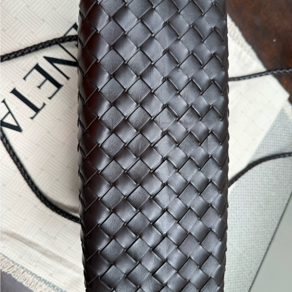Andiamo shoulder bag with braided leather strap - Picture 6 of 13